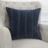 Rizzy Pillows T10681 Navy Room Image Feature