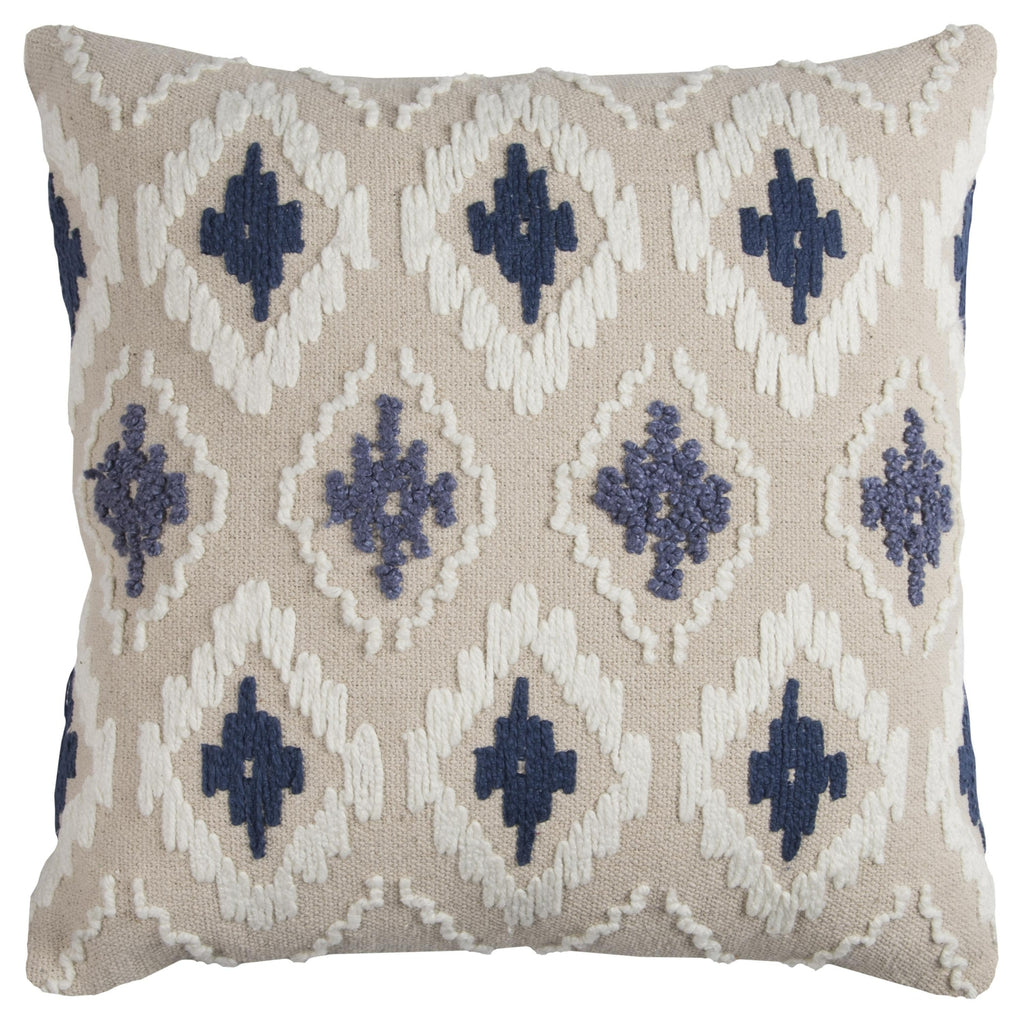 Rizzy Pillows T11762 Natural Indigo main image