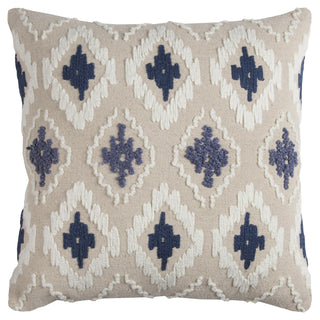 Rizzy Pillows T11762 Natural Indigo main image