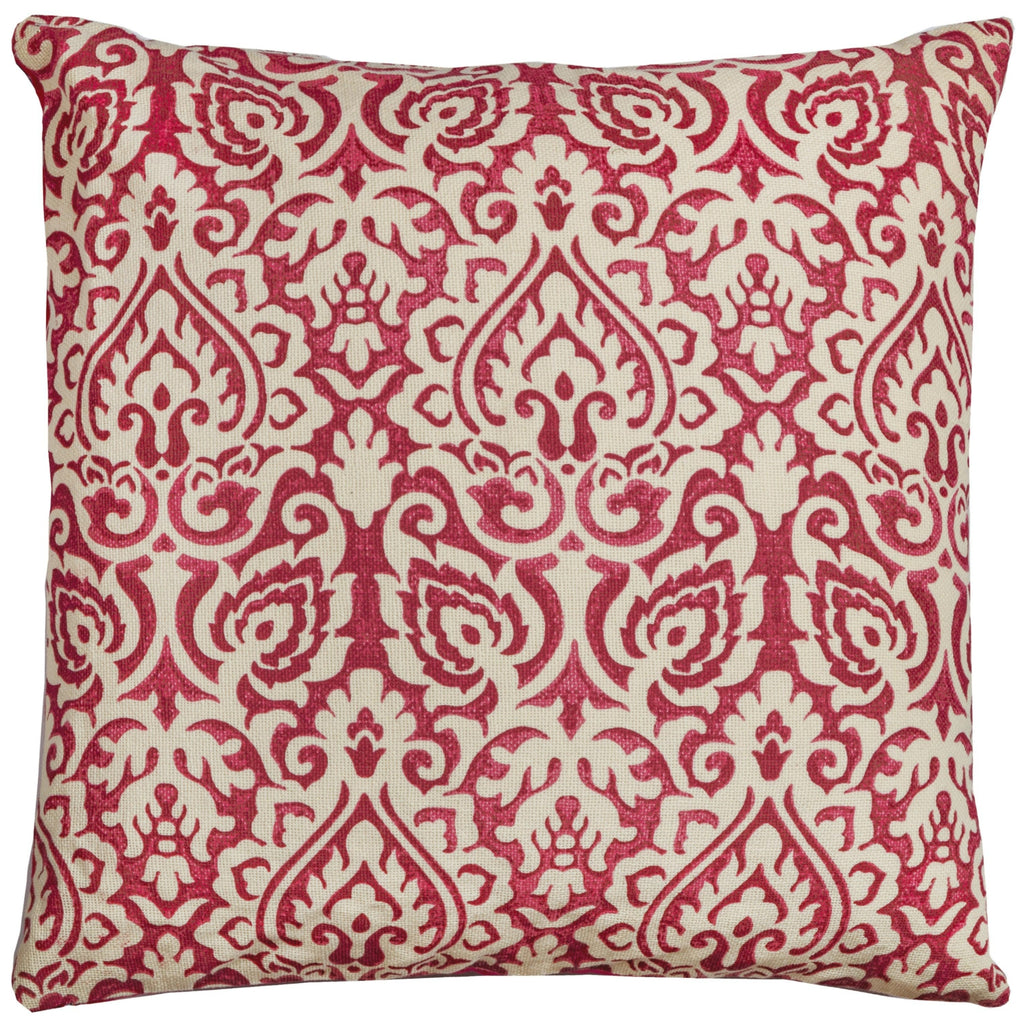 Rizzy Pillows T11815 Red/ Natural main image