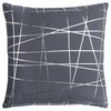 Rizzy Pillows T11966 Grey/ Metallic Silver by Rachel Kate main image