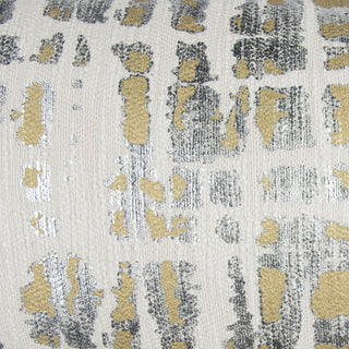 Rizzy Donny Osmond Home T12867 Ivory / Gold Metallic Corner Image