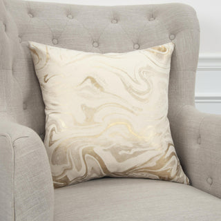 Rizzy Pillows T14676 Ivory/Gold Room Image Feature