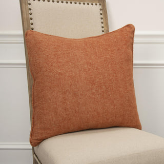 Rizzy Pillows T14809 Orange Room Image Feature