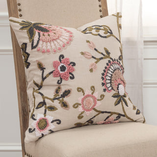 Rizzy Pillows T16219 Blush Edge Image