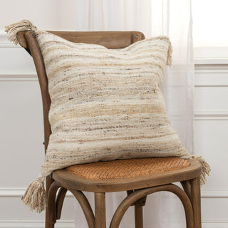 Rizzy Pillows T17127 Beige Edge Image