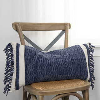 Rizzy Pillows T17545 Blue Edge Image