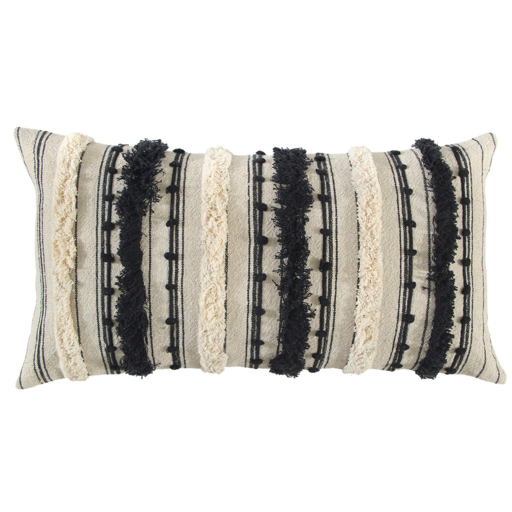 Rizzy Pillows T17596 Natural/Black main image