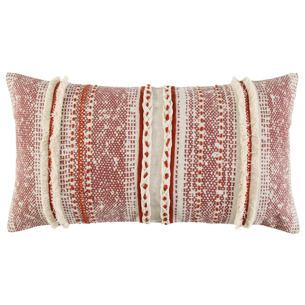 Rizzy Pillows T17810 Rust/Natural main image