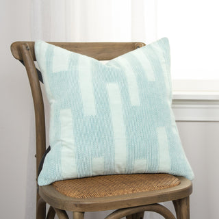 Rizzy Pillows T17859 Aqua Edge Image