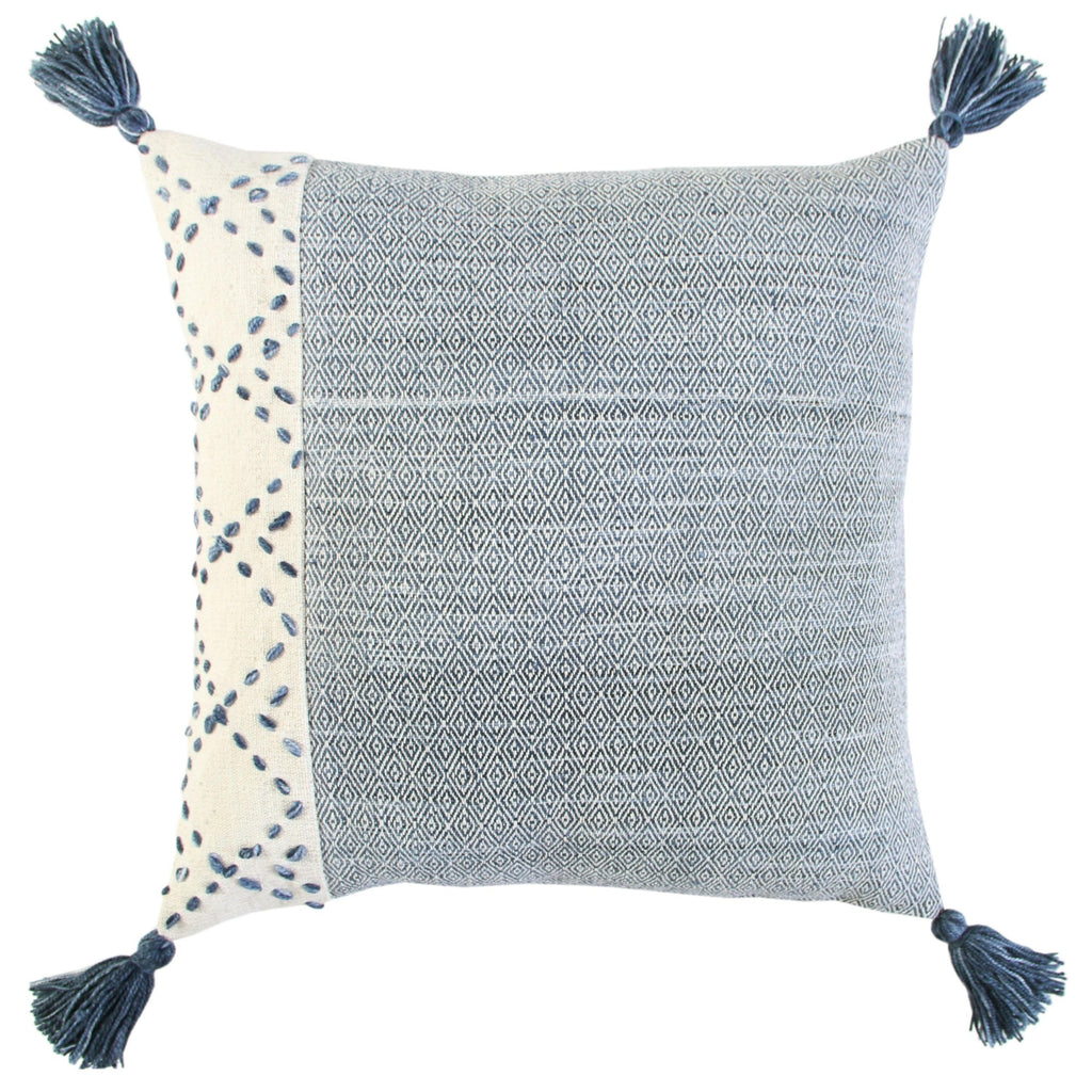 Rizzy Pillows T17942 Ivory/Blue main image