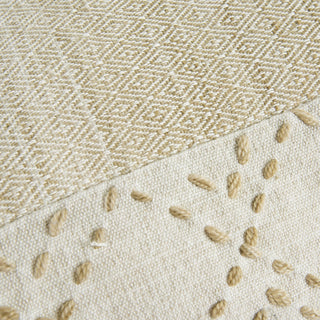 Rizzy Pillows T17944 Ivory/ Blush Corner Image
