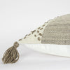 Rizzy Pillows T17945 Ivory/Taupe Detail Image