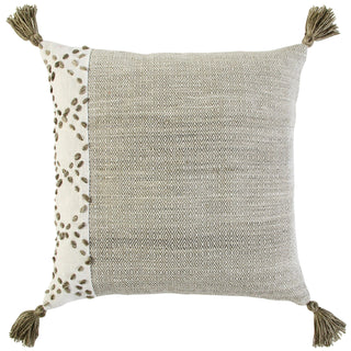 Rizzy Pillows T17945 Ivory/Taupe main image
