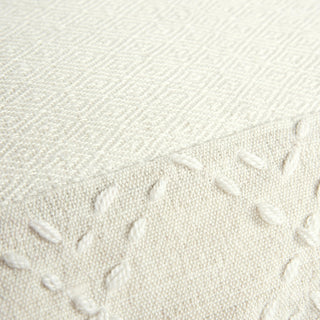 Rizzy Pillows T17946 Ivory/Ivory Corner Image