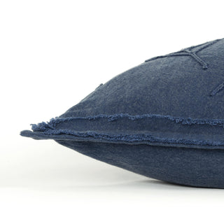 Rizzy Pillows T19104 Navy Detail Image