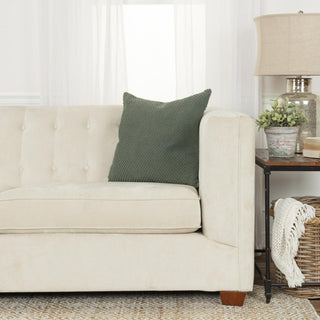 Rizzy Pillows T19109 Olive Green Edge Image