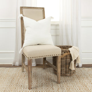 Rizzy Pillows T19113 White Edge Image