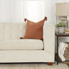 Rizzy Pillows T19123 Terra Cotta Edge Image