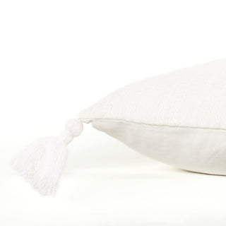 Rizzy Pillows T19125 White Detail Image