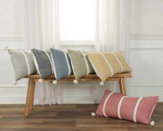 Rizzy Pillows T19620 Yellow Room Image Feature