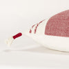 Rizzy Pillows T19622 Red/White Detail Image