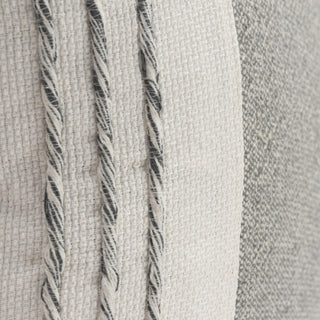 Rizzy Pillows T19624 Grey/White Corner Image