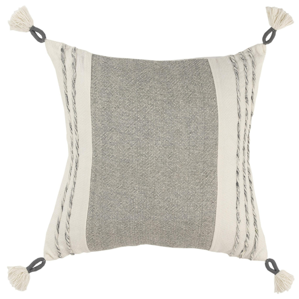 Rizzy Pillows T19624 Grey/White main image