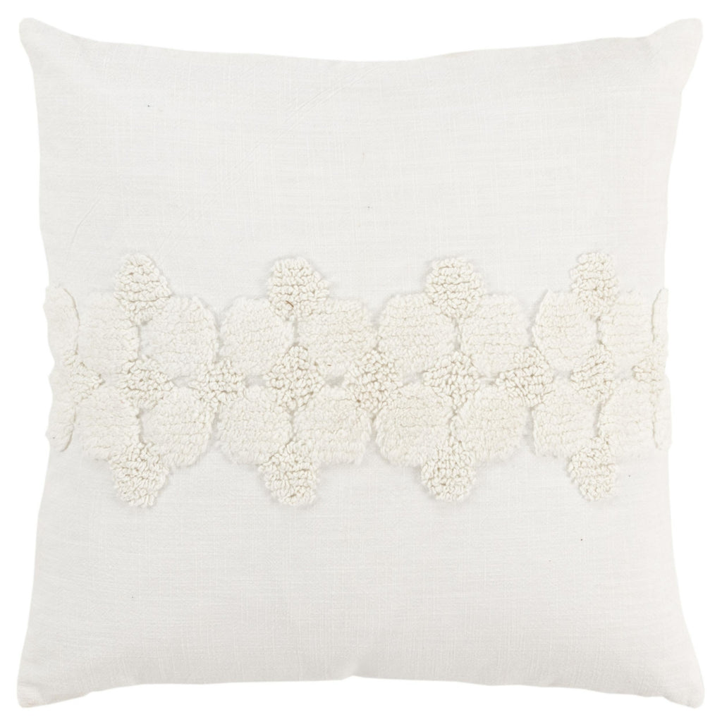 Rizzy Pillows T19661 Ivory main image
