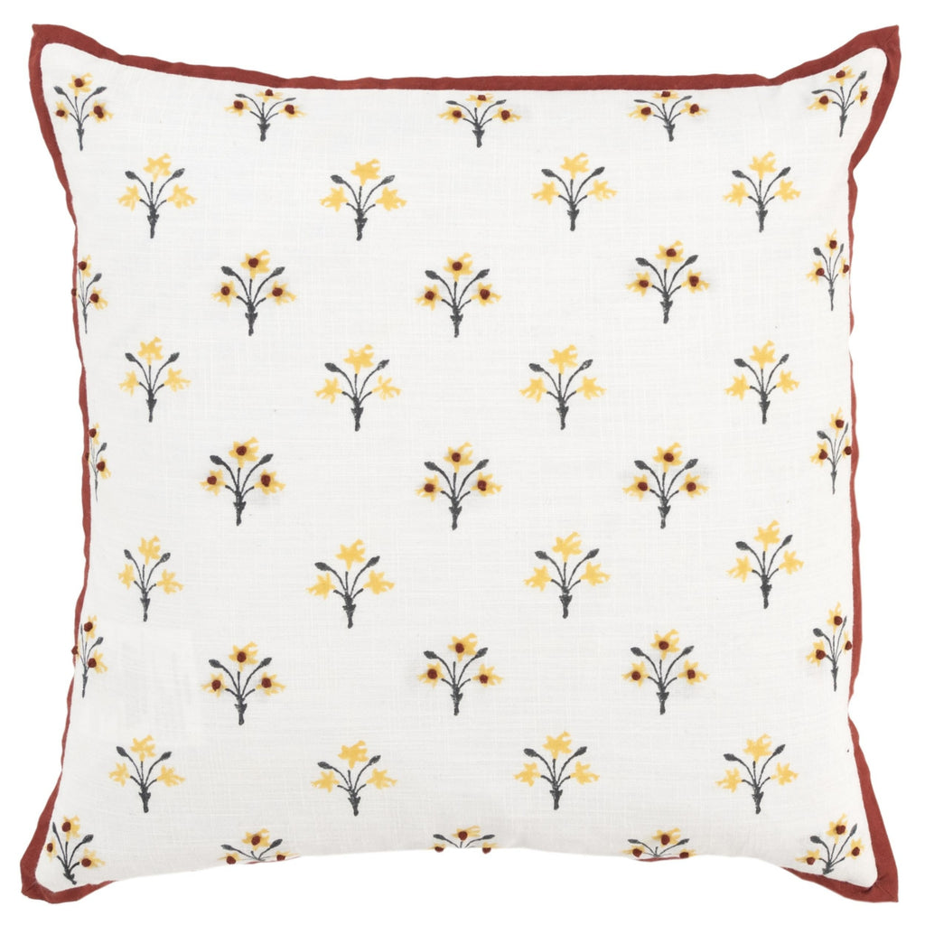 Rizzy Pillows T19719 Ivory main image