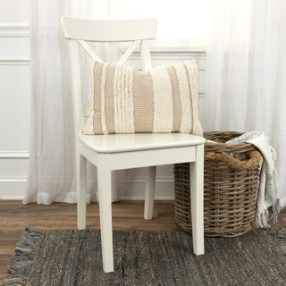Rizzy Pillows T19724 Natural Edge Image