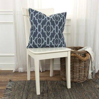Rizzy Pillows T19728 Blue Edge Image