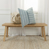 Rizzy Pillows T19732 Teal / Ivory Edge Image