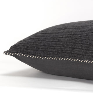 Rizzy Pillows T19781 Grey Detail Image