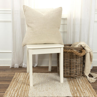 Rizzy Pillows T19782 Natural Edge Image
