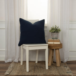Rizzy Pillows T19783 Navy Edge Image