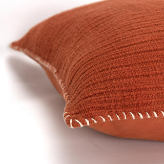 Rizzy Pillows T19784 Orange Corner Image