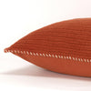 Rizzy Pillows T19784 Orange Detail Image