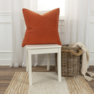 Rizzy Pillows T19784 Orange Edge Image
