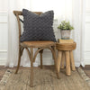 Rizzy Pillows T19787 Charcoal Grey Edge Image