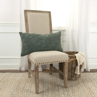 Rizzy Pillows T19796 Green Edge Image