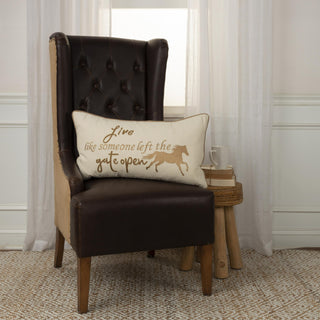 Rizzy Pillows T19935 Natural Edge Image