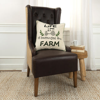 Rizzy Pillows T19939 Natural Edge Image