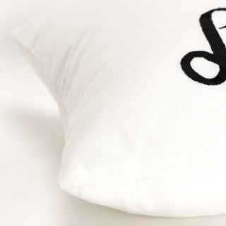 Rizzy Pillows T19940 Ivory/Black Corner Image