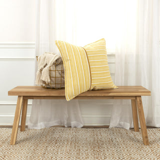 Rizzy Pillows T20010 Yellow / Ivory Edge Image