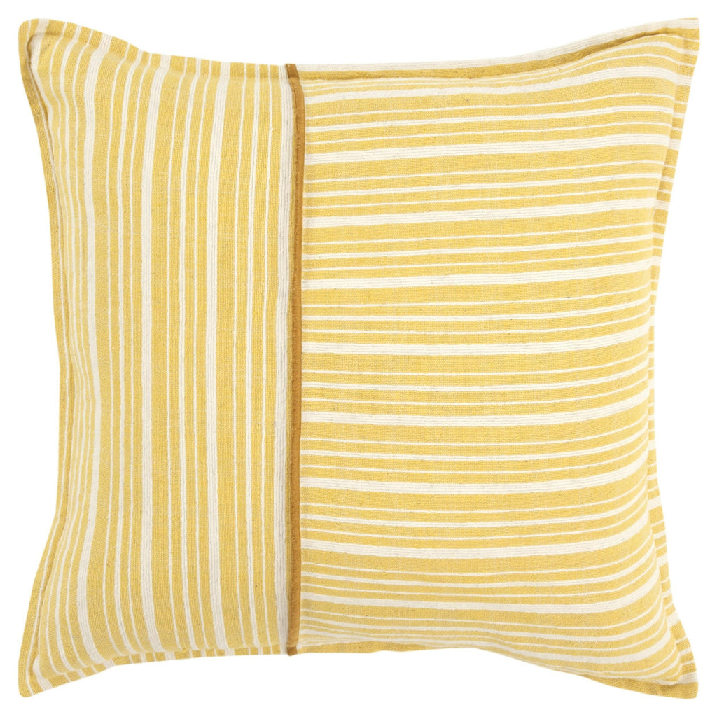 Rizzy Pillows T20010 Yellow / Ivory main image
