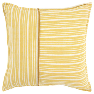 Rizzy Pillows T20010 Yellow / Ivory main image
