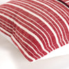 Rizzy Pillows T20011 Red / Ivory Corner Image