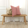 Rizzy Pillows T20011 Red / Ivory Edge Image
