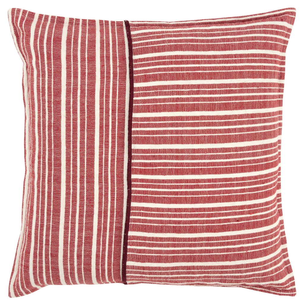 Rizzy Pillows T20011 Red / Ivory main image